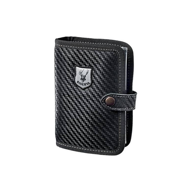 PORTALICENZA IN PELLE EFFETTO CARBONIO