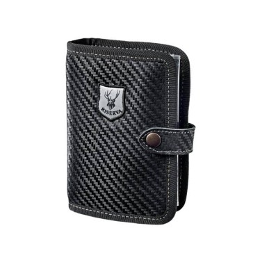 PORTALICENZA IN PELLE EFFETTO CARBONIO