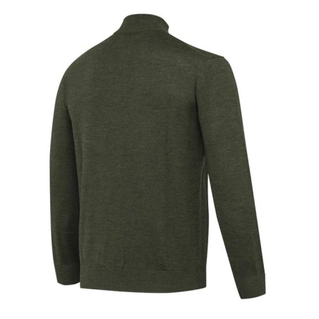 Maglione mezza zip Merino