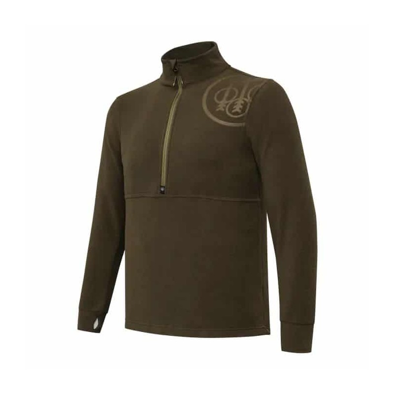 Pile HP Logo a mezza zip