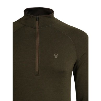 Maglia termica mezza zip Glider Merino