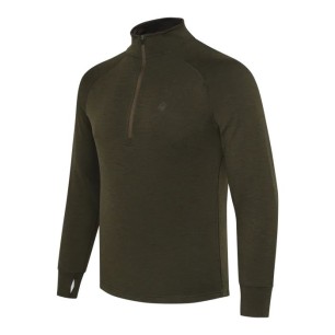 Maglia termica mezza zip Glider Merino