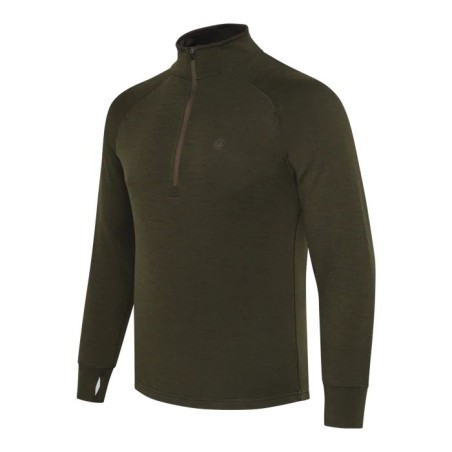 Maglia termica mezza zip Glider Merino