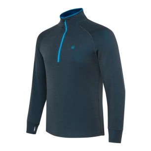 Maglia termica mezza zip Glider Merino