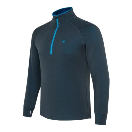 Maglia termica mezza zip Glider Merino