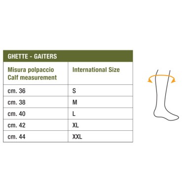 Ghetta in Cordura RipStop